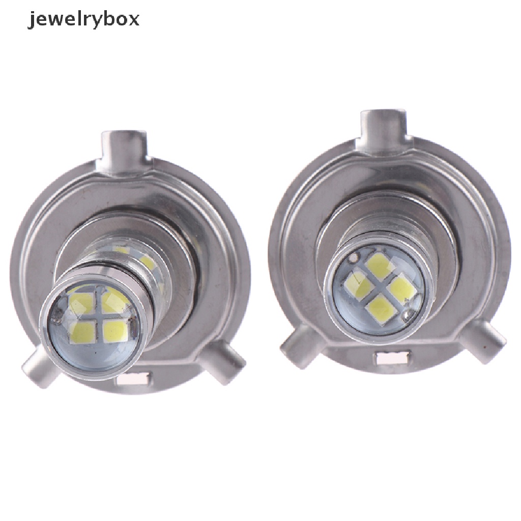 (Box) 2x Lampu Kabut DRL Mobil H4 / H7 9003 HB2 8000K Hi / Lo Beam 20 LED