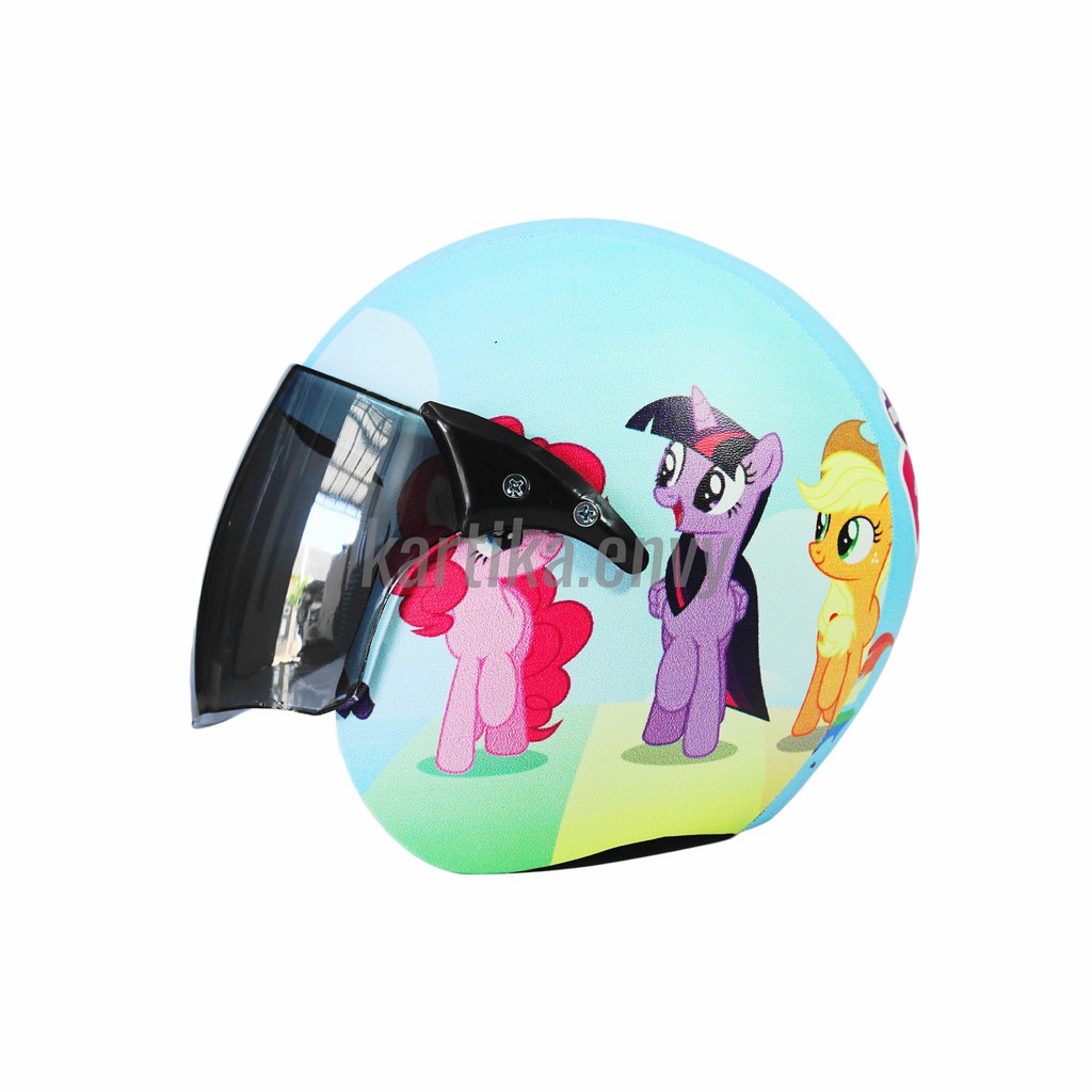 Helm Anak Super Standart Kaca Halfface Karakter Little Pony