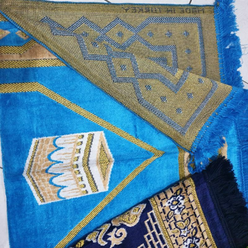 sajadah dewasa turkey turki besar 70x110cm umroh - SOUVENIR