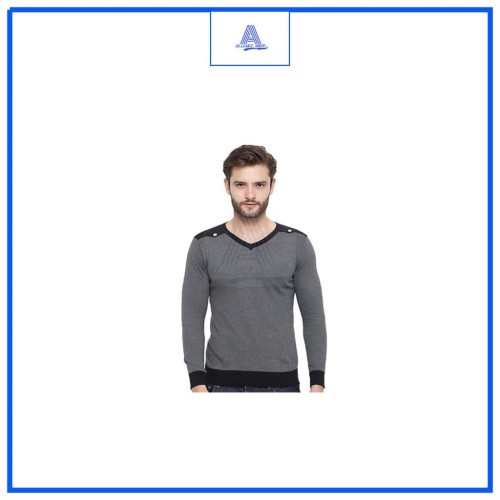 SWEATER RAJUT KAFI GREY MAN/Sweater pria keren