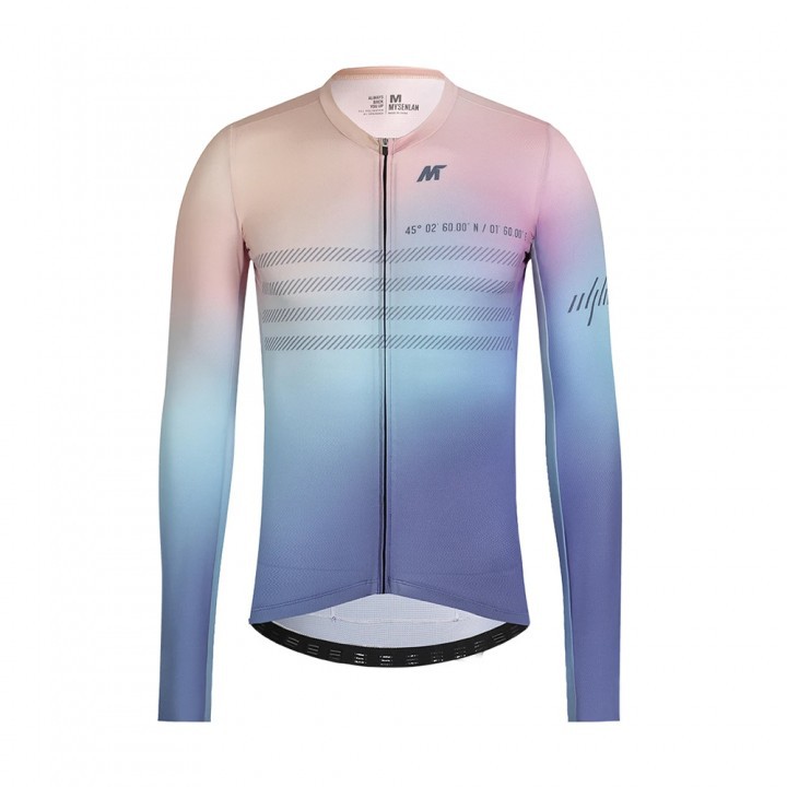Jersey Sepeda Mysenlan Long Sleeve Jersey Horizon Tie Dye