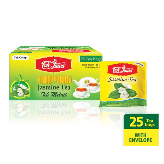 

TEH JAWA Jasmine Tea/Teh Melati Celup isi 2gr x 25 (Dengan Amplop)