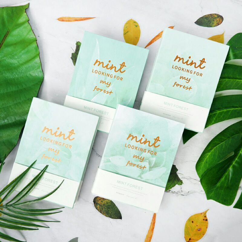 

Mint Forest Hardcover Mixed Notebook A6