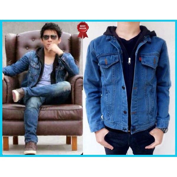 JEANS ARIEL DOUBLE KANCING DAN RESLETING HOODIE