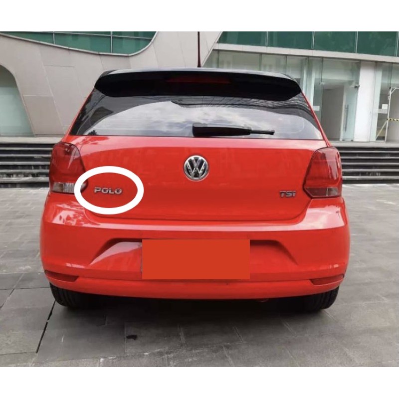 Emblem POLO logo untuk bagasi VW Polo original size