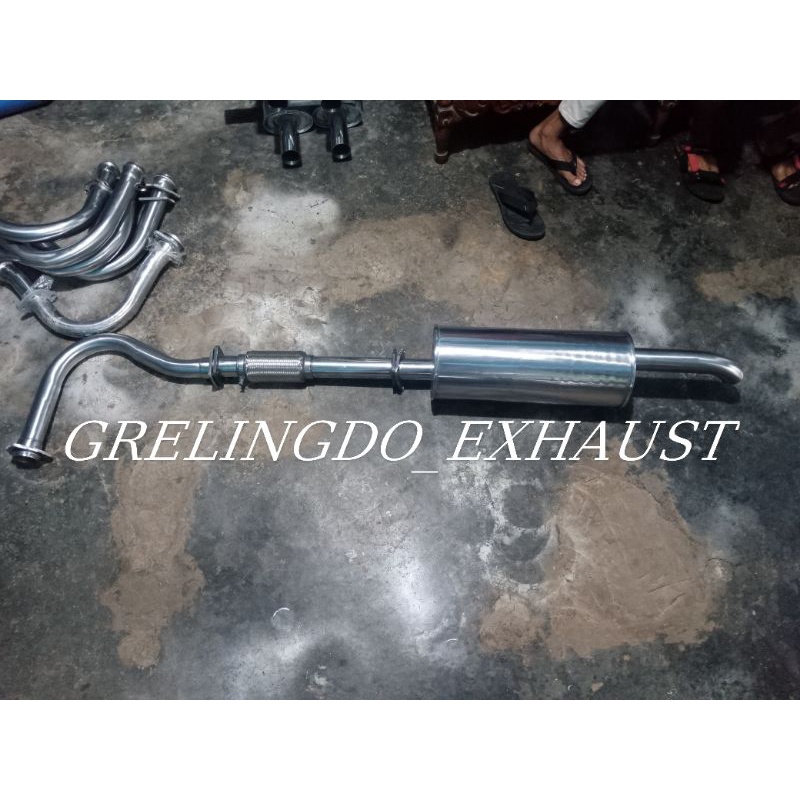 Knalpot truk Canter fullset