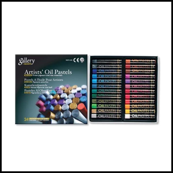

Mungyo - Artist Soft Oil Pastel Metalic Colors 24 Pcs