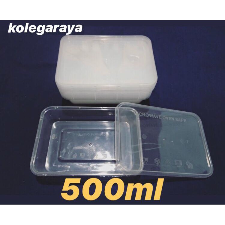 THINWALL OT500ML KONTAINER WADAH MAKAN PLASTIK  25pcs