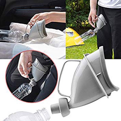 [GUNA BANGET] - Urinator Travel Portable Emergency Toilet Pria Wanita Dewasa - C1676 - Gray