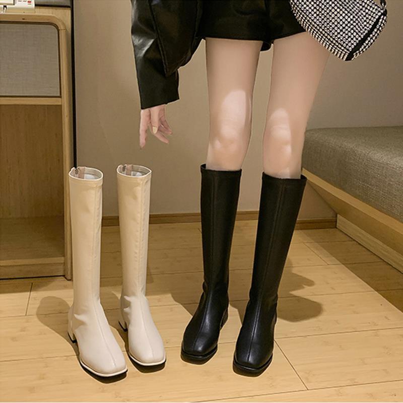 [DUNIA FASHION]  Sepatu Long Boots  Ala Korea Selutut Import Premium Quality DF 586