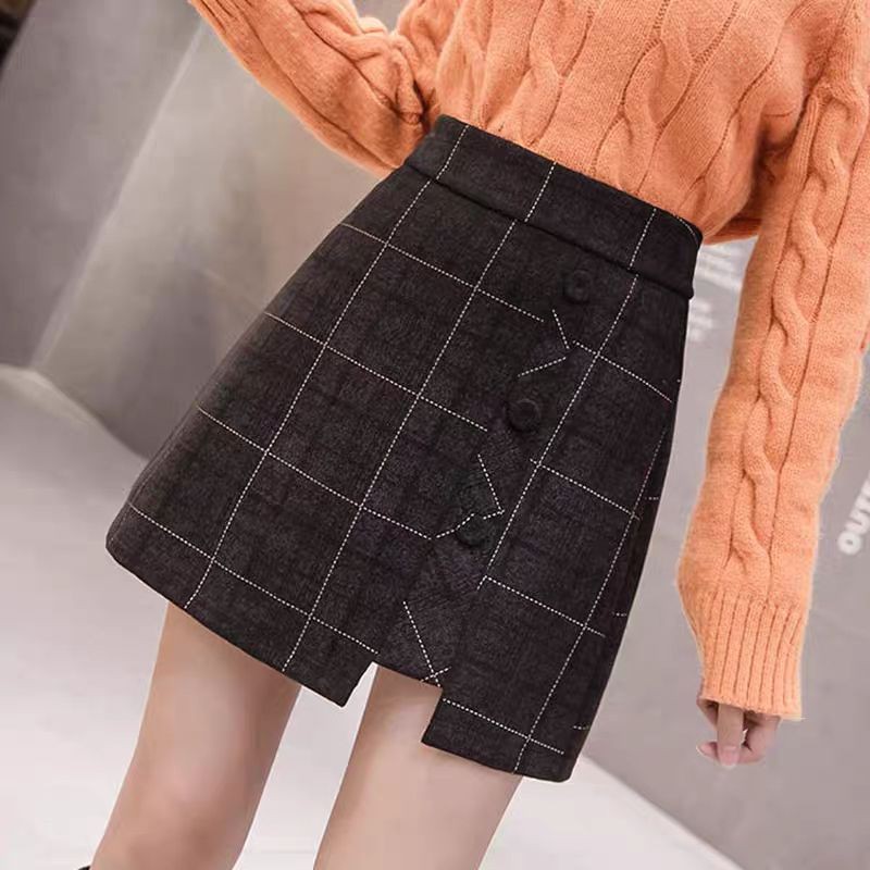 KARAKOREA 827 Minju Skirt/Rok Mini/Autumn Skirt/Rok Pendek/Rok korea/Rok Autumn//Rok Winter/Rok Korea Skirt