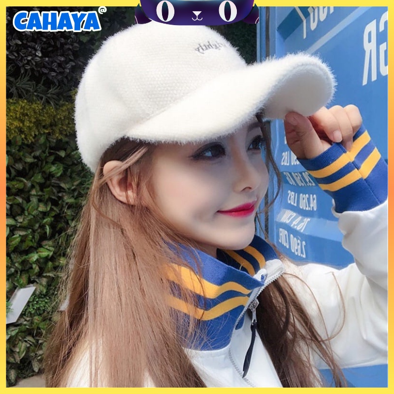 CAHAYA Topi Wanita Topi Fashion Gaya Jepang dan Korea Baru Topi Baseball Import A68