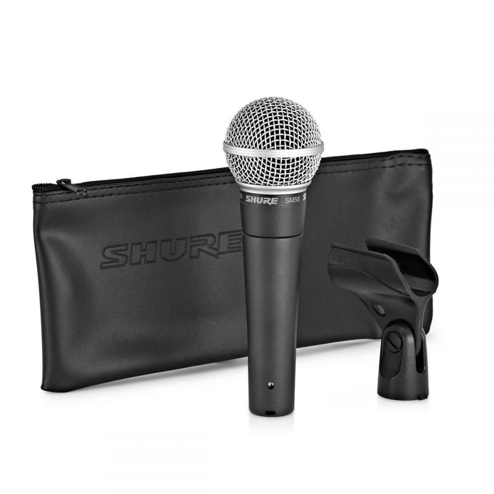 Microphone SHURE SM-58 Mickrophone / Micropon Mic SURE Kabel Mik LEGENDARY