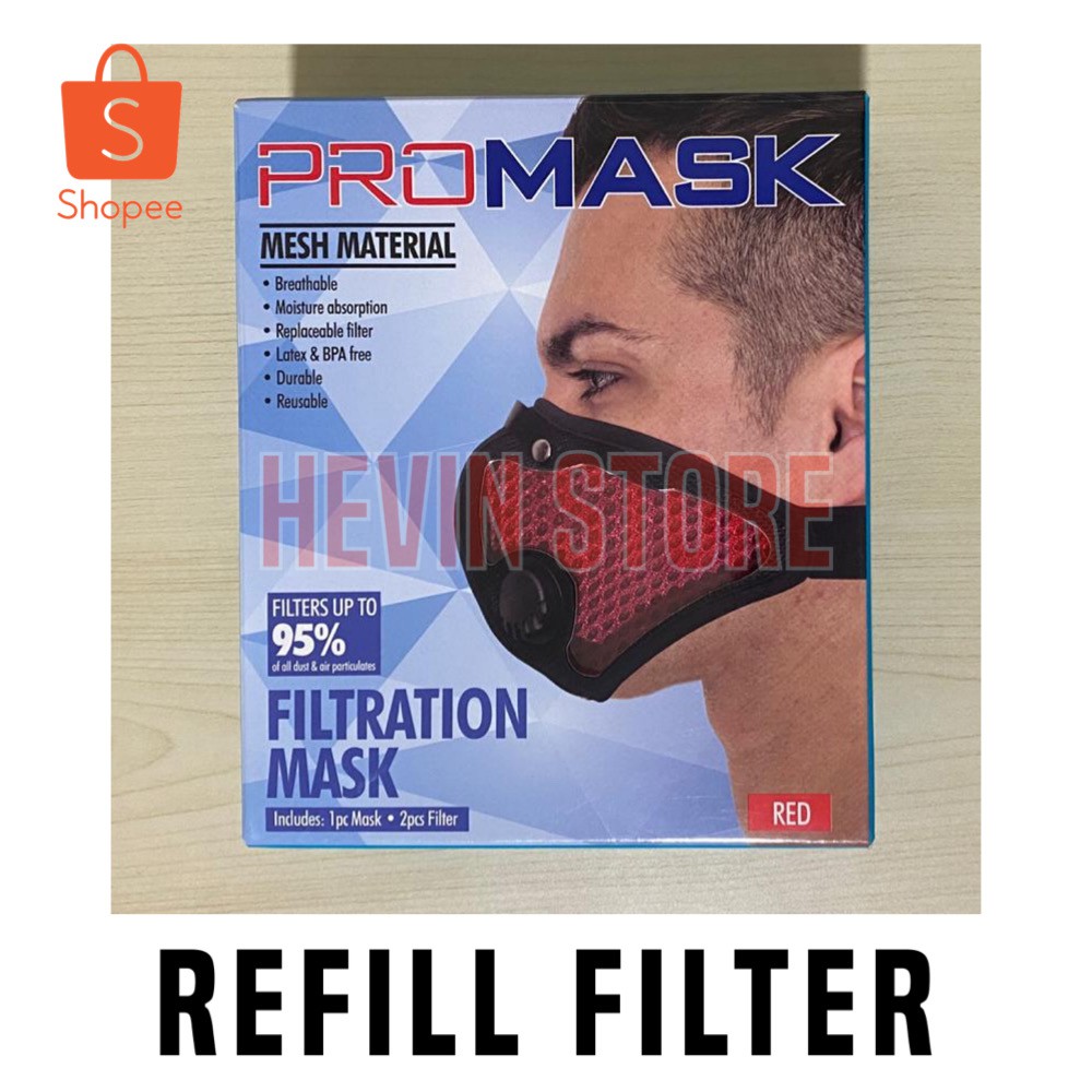 MASKER FILTER UDARA N95 ANTI POLUSI, BAKTERI &amp; VIRUS