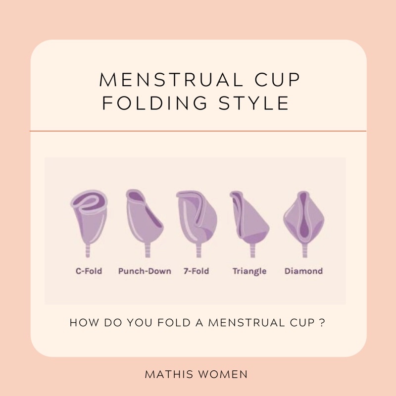 MENSTRUAL CUP by Mathis Women FDA ISO 3 ukuran BONUS Menstrual Pain Relief Patch