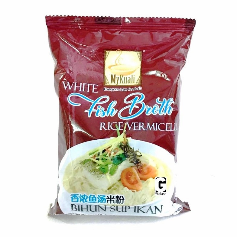 

My Kuali White Fish Broth Rice Vermicelli 90g | MyKuali Bihun Sup Ikan