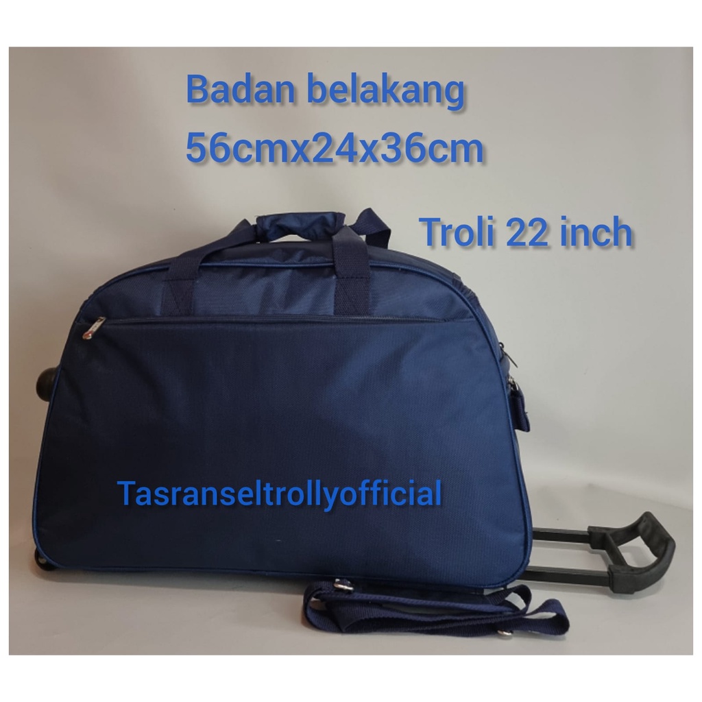 Tas Pakaian Troli Polo Interclub 56cmx24x36cm ukuran medium original