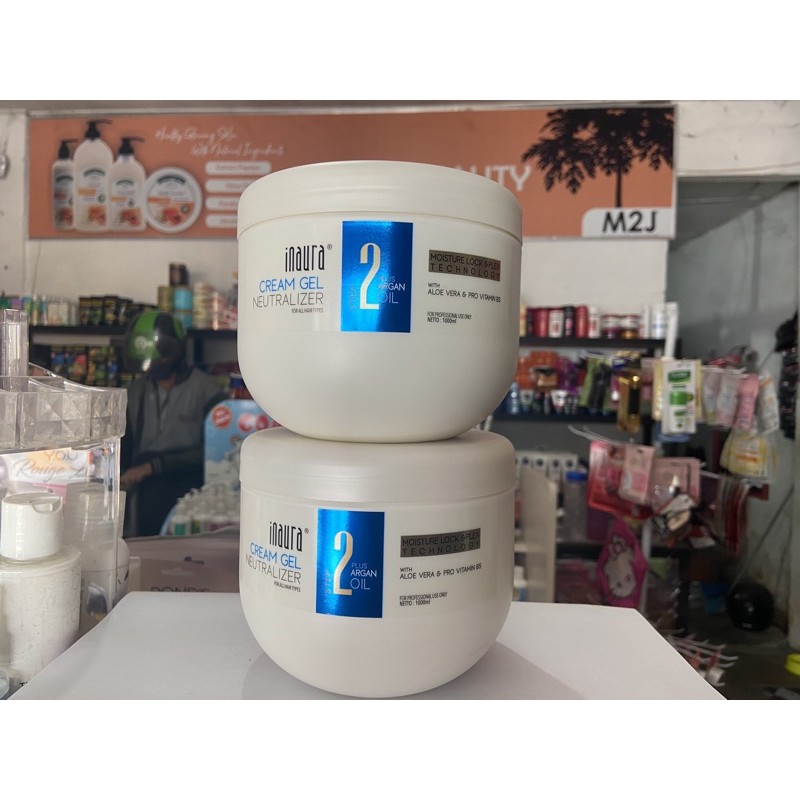 1000 ml -- inaura cream Gel neutralizer step 2 -- step 2 inaura cream gel plus neutralizer
