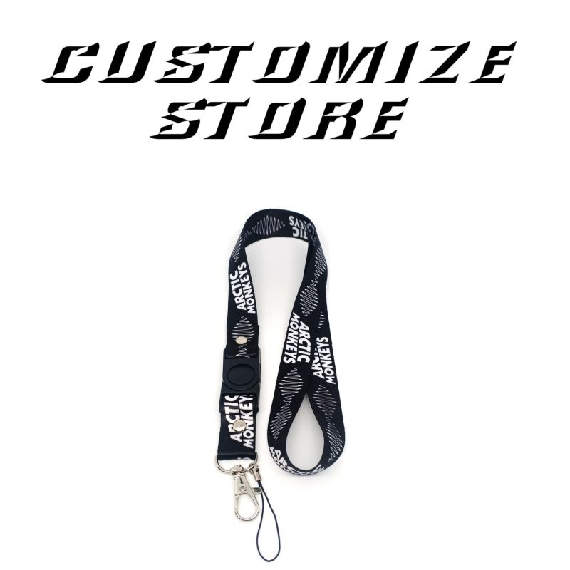 

LANYARD BAND ARCTIC MONKEYS TALI ID CARD GANTUNGAN HP PODS NAME TAG