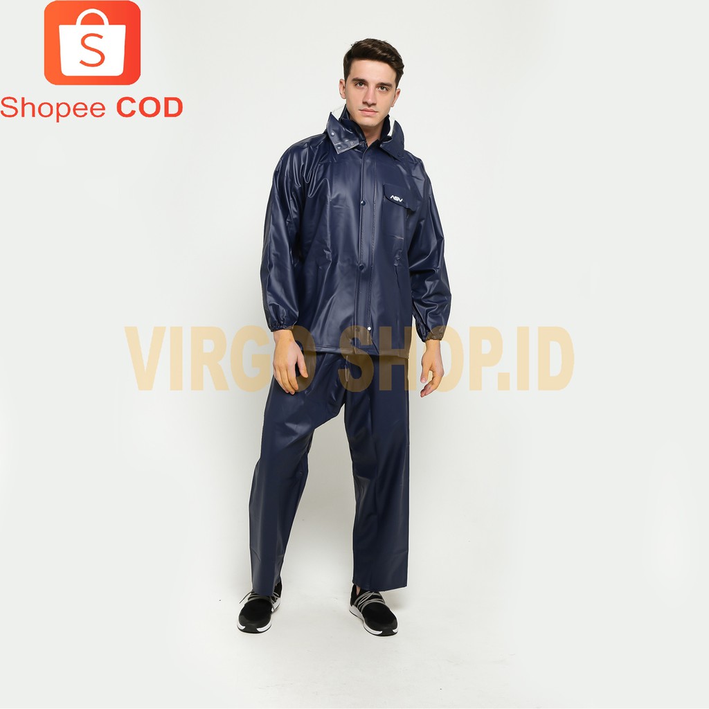 Jas Hujan ASV Versi 1 Kualitas No.1 Karet PVC Full Rubber Tebal Sistem Press Original / Mantel Hujan / Raincoat / Raincoat Outdoor / Jas Hujan Raincoat / Jas Hujan Karet Tebal / Jas Hujan Pria / Jas Ujan Karet / asv / Jas Hujan Tebal