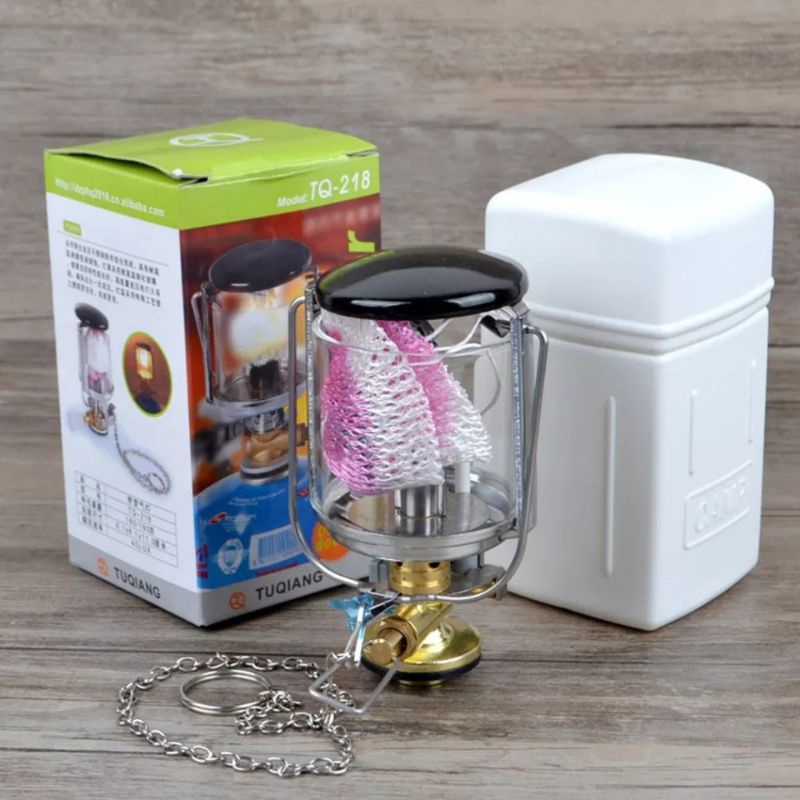 RK BEIGE - Lentera gas outdoor lampu camping ultralight petromak TQ-215