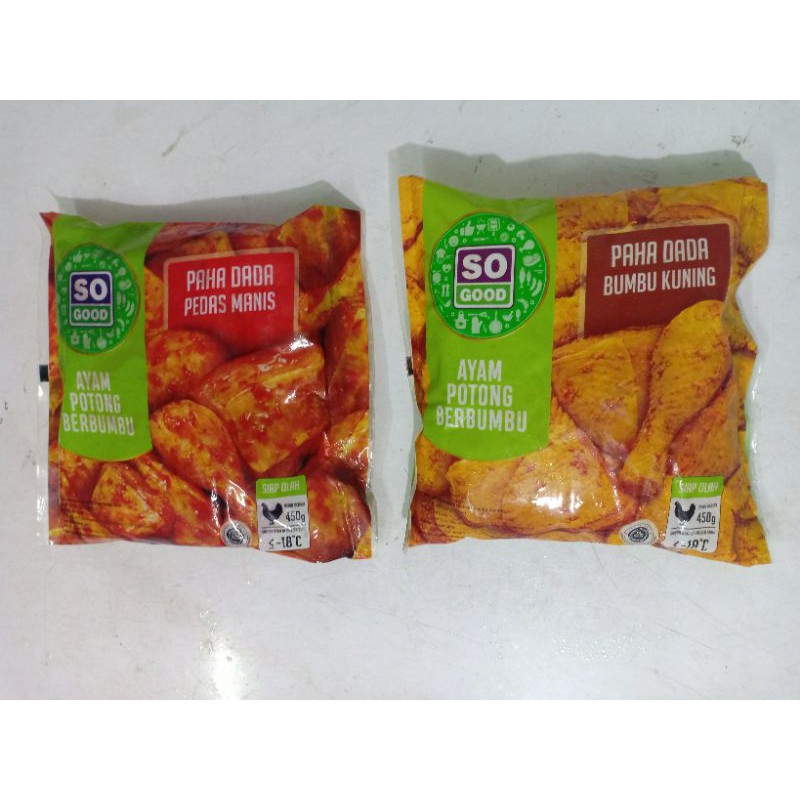 

So good ayam potong paha dada 450 gram