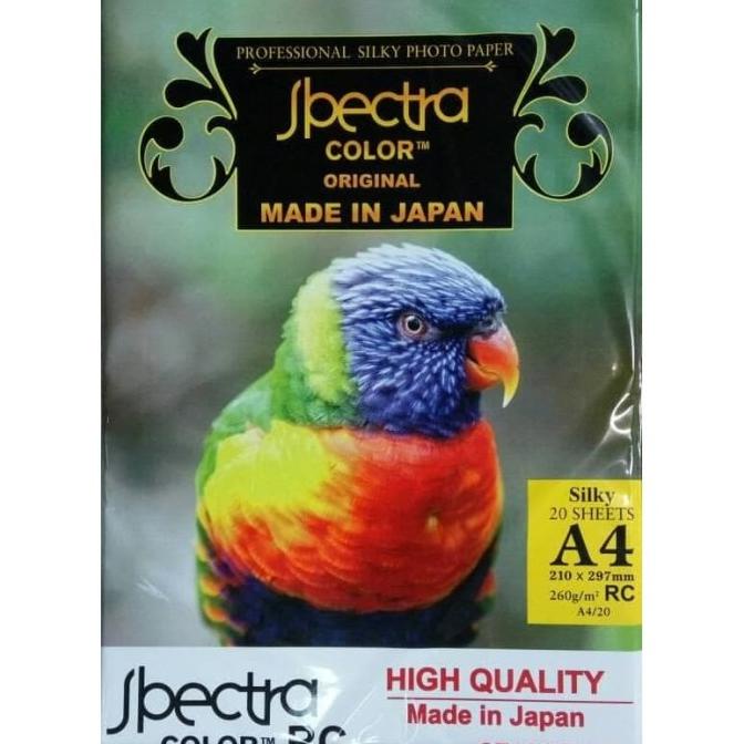 

Cuci Gudang Awal Tahun Kertas Foto photo Paper Silky Spectra 260GSM High Quality A4 Cuci Gudang Awal Tahun