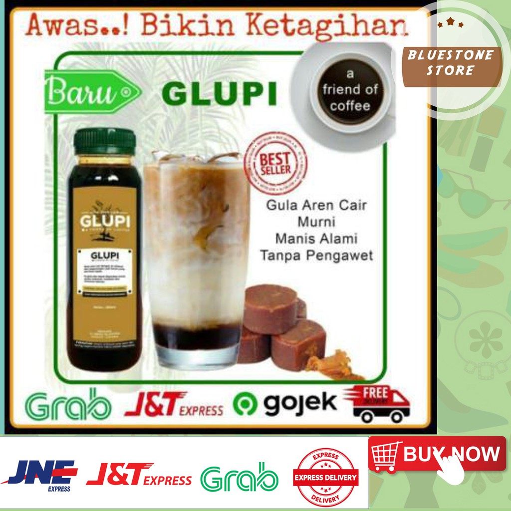 

✤ ֠SUPER SALE Glupi Gula Aren Cair Asli Palm Sugar Original Brown sugar murni Aman Murah