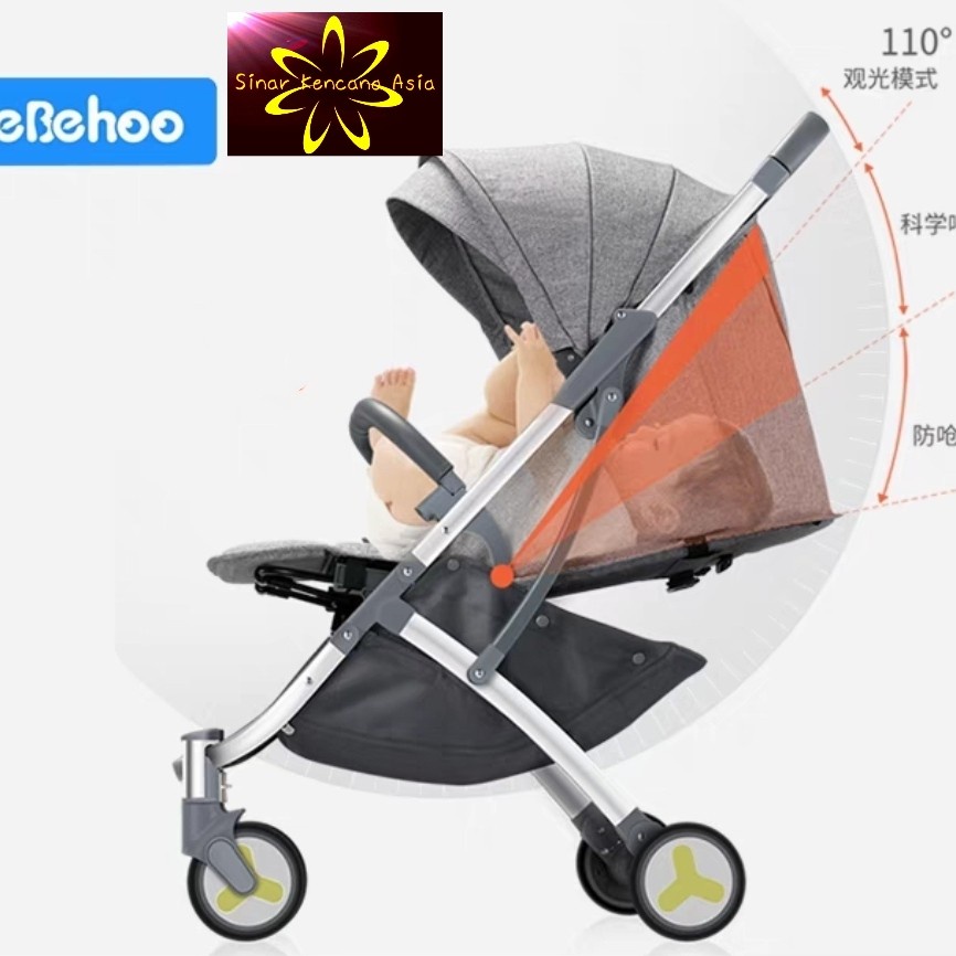 Bebehoo Start Lightweight Four -Wheeled Baby Stroller Bayi