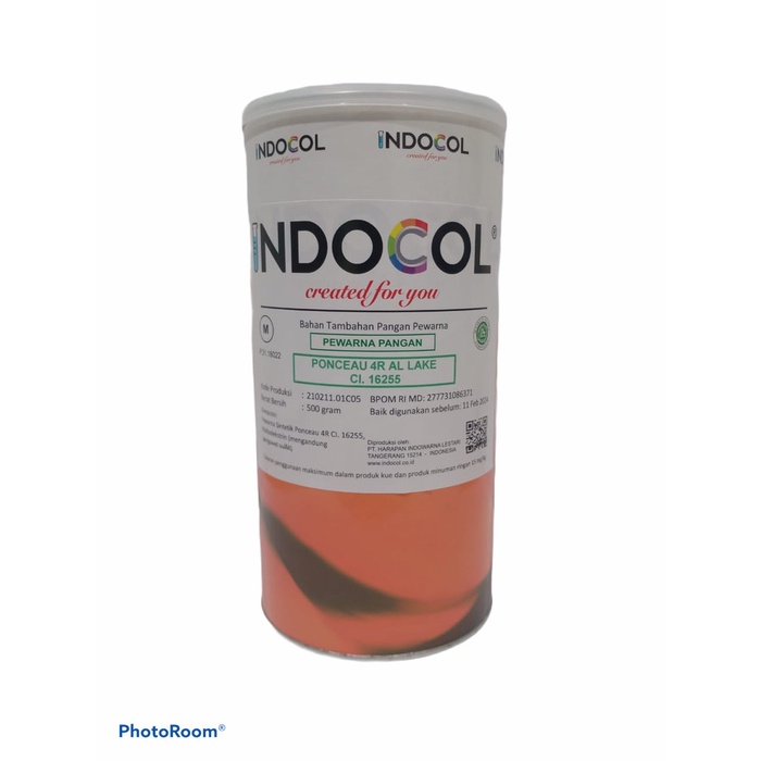 

Pewarna Makanan INDOCOL LAKE PONCEAU CI.16255 RC OIL BASED