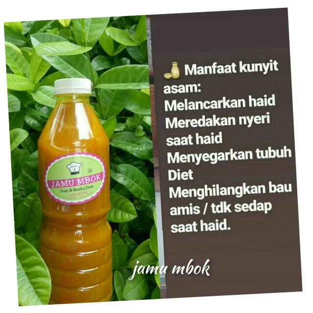 

Jamu kunyit asam "jamu mbok