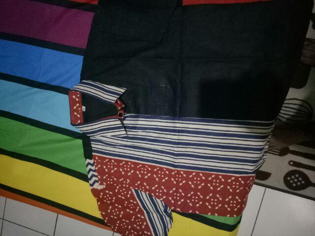 (1kg=5pcs) Kemeja Batik Lengan Pendekbatik Ori Nareswari Aswatama Batik Solo Seragam Batik