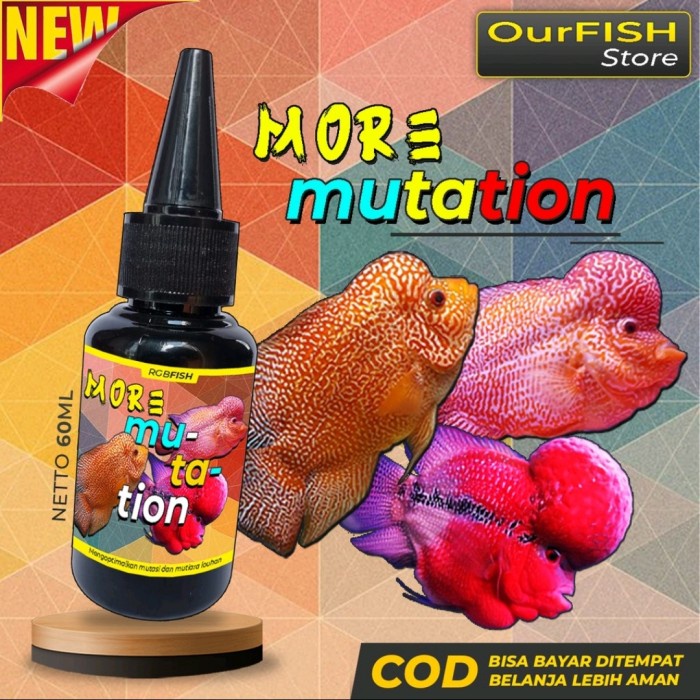 More Mutation - Obat dan Vitamin Mutasi Ikan Louhan 60 ML