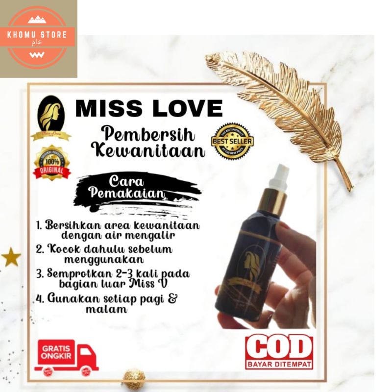 Miss Love Spray 50 ml Aman BPOM