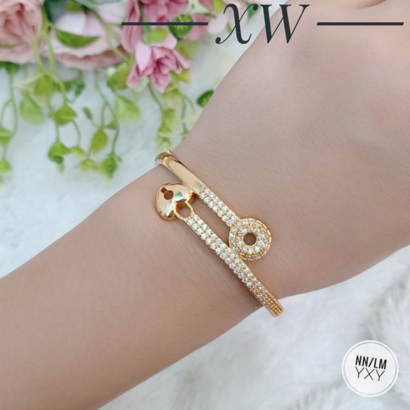 Gelang Bangle Yaxiya gold G06019