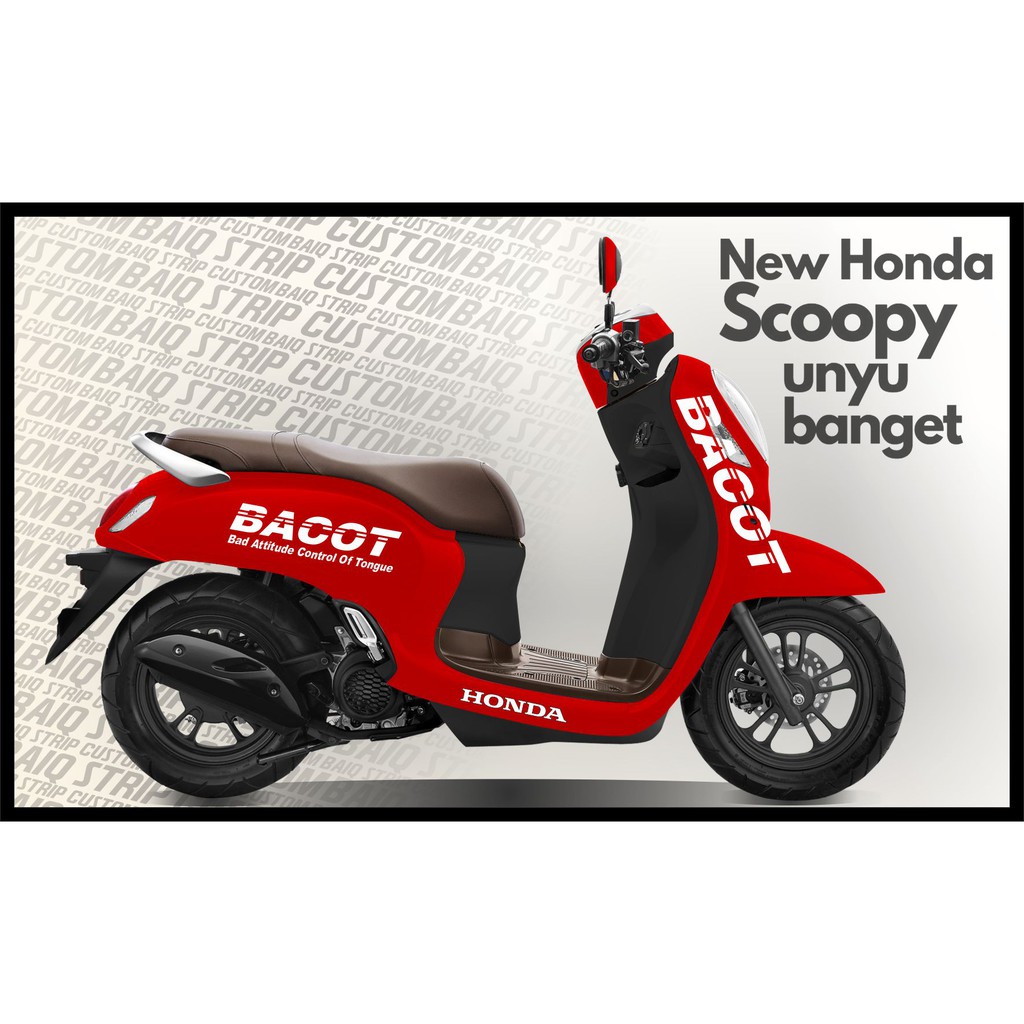 Harga Stiker Scoopy Terbaik Aksesoris Motor Otomotif April 2021 Shopee Indonesia