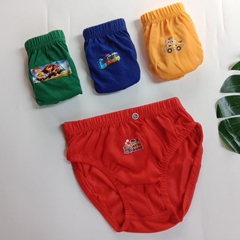 Lusinan 12 PCS CD Celana Dalam Anak Laki Laki Warna Murah