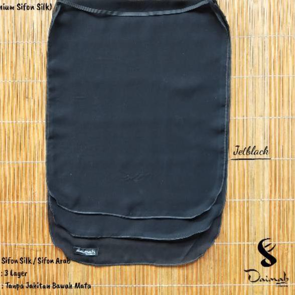 ✯49™ Cadar Tali Karet Sifon Silky Saudi / 2 Layer / 3 Layer Daimah Exclusive ✾