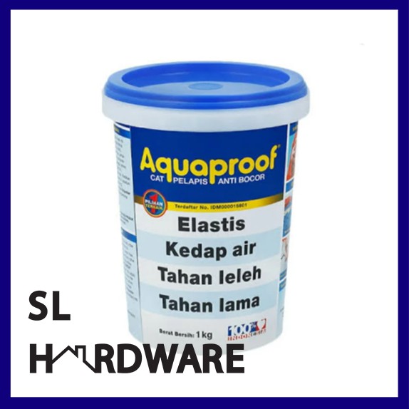 Aquaproof Cat Kedap Air Cat Pelapis Anti Bocor Cat Aquaproof 1 Kg