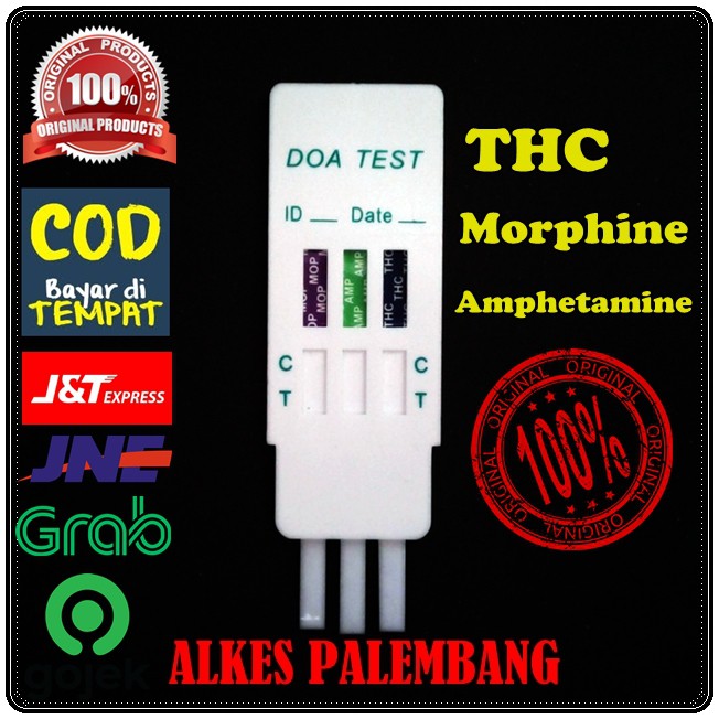 Alat Test Narkoba 3P (AMP, MOP,THC) ORIGINAL