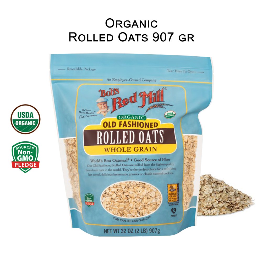 

BOB'S RED MILL ORGANIC ROLLED OATS 907gr