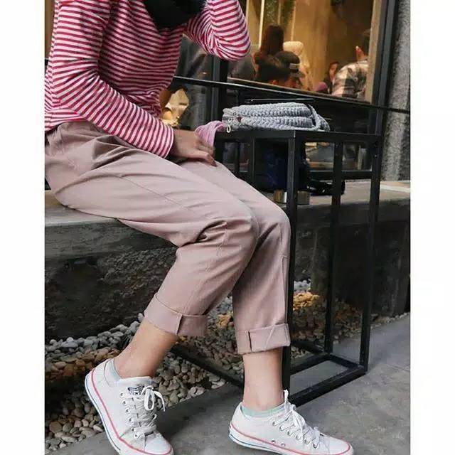 BAGGY PANTS//CELANA FORMAL WANITA-cocok ke kantor-santai-kuliah