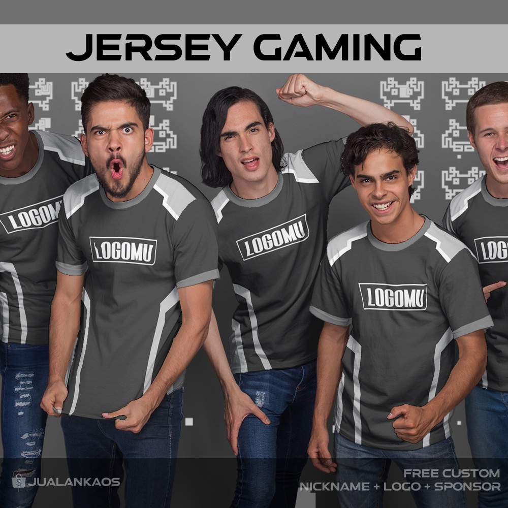 Baju Kaos Jersey Gaming ESports 804 Printing Custom