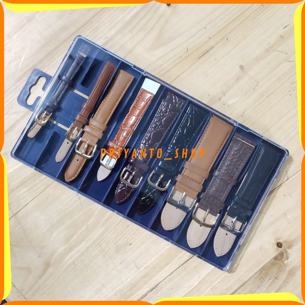 Kotak Tali jam tangan Box Koleksi Strap Tali jam tangan 9 slot