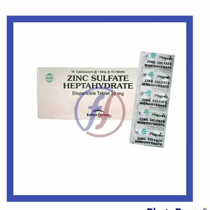 ZINC SULFATE TABLET 20 MG