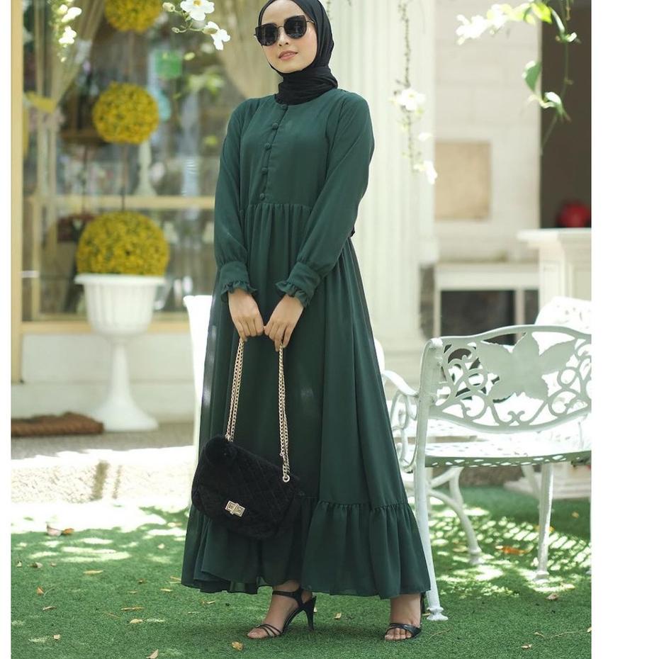 ✮ [ ] GARANSI Sofia Maxi Deska Rempel Juan Gamis Maxy Polos Dress Busui Outfit Muslim ♣