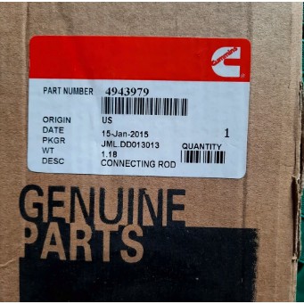 Coneting rod stang piston engine cummin 6BT pc200-7 4943979