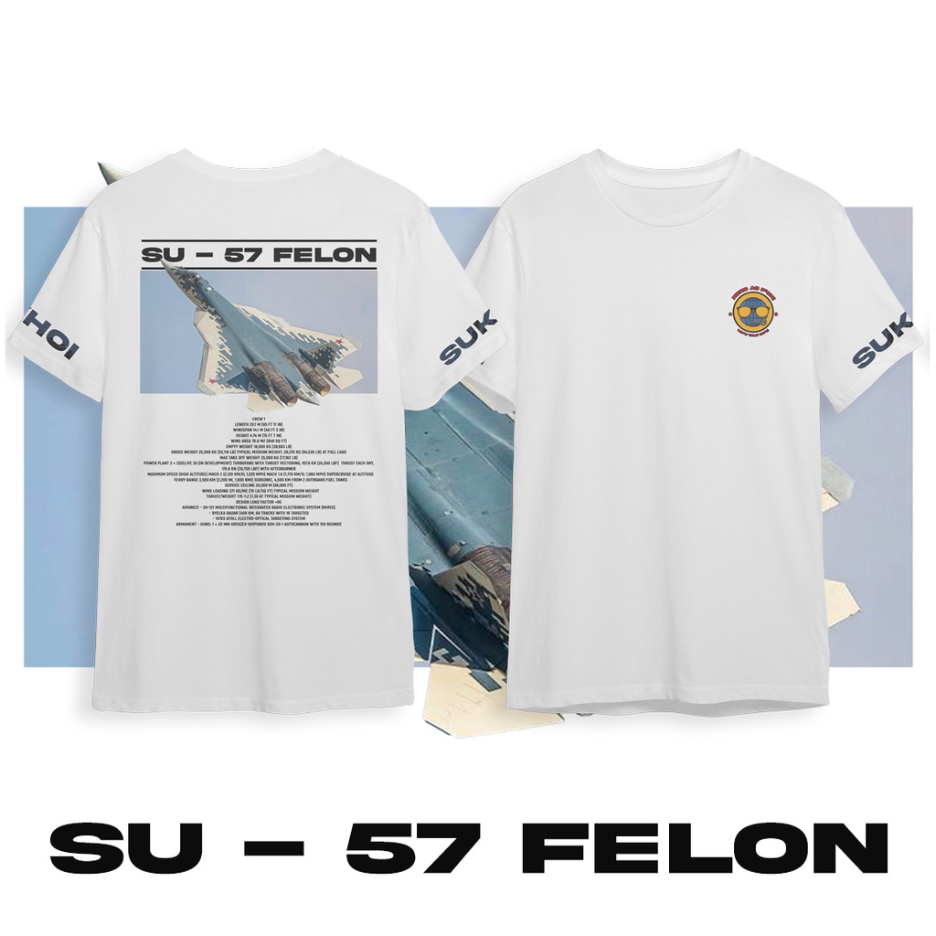 T-Shirt Aviation SU-57 | Unisex T-Shirt | NAF Aviation