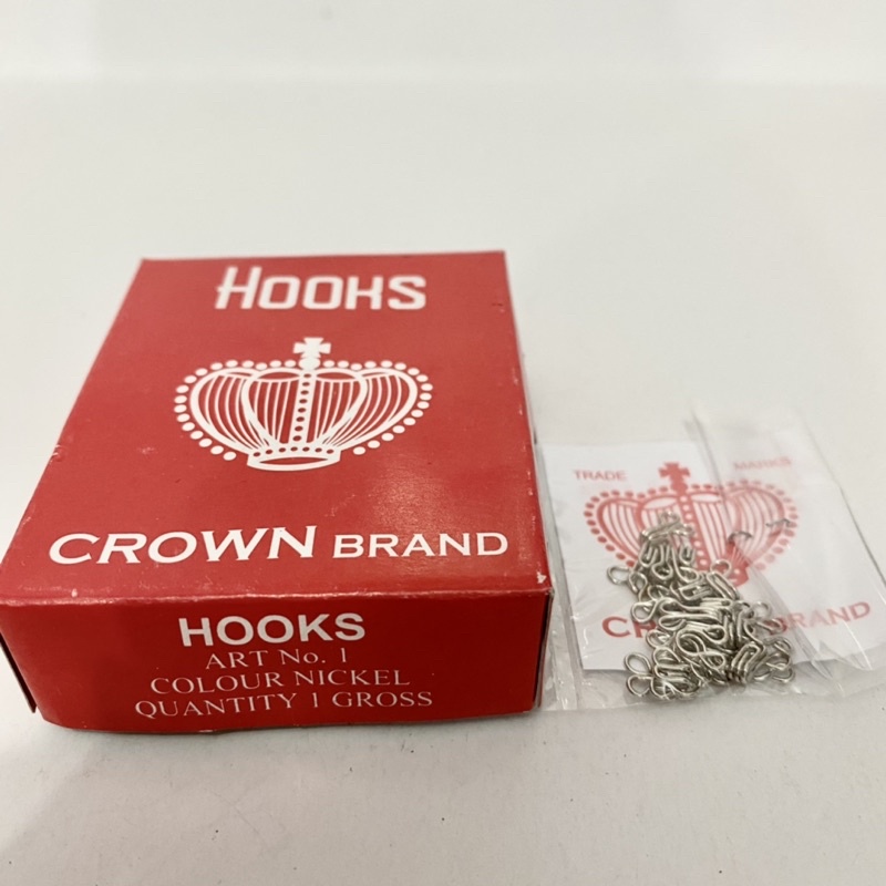 Hooks Crown Brand 1 Renteng / Pengait 1 Renteng