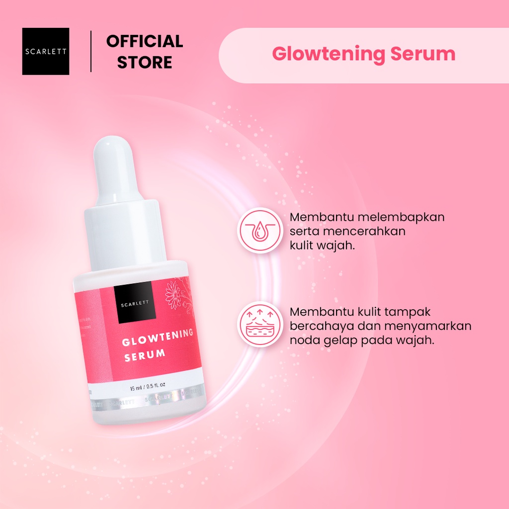 ❤️ Cloudy ❤️ SCARLETT WHITENING Glowtening Serum 15ml